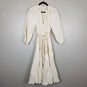 Ulla Johnson Bevyn dress in cream white, size M